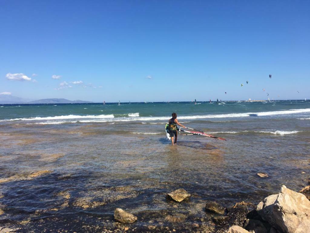 Windsurfing Seaside Apartment Artemida Dış mekan fotoğraf