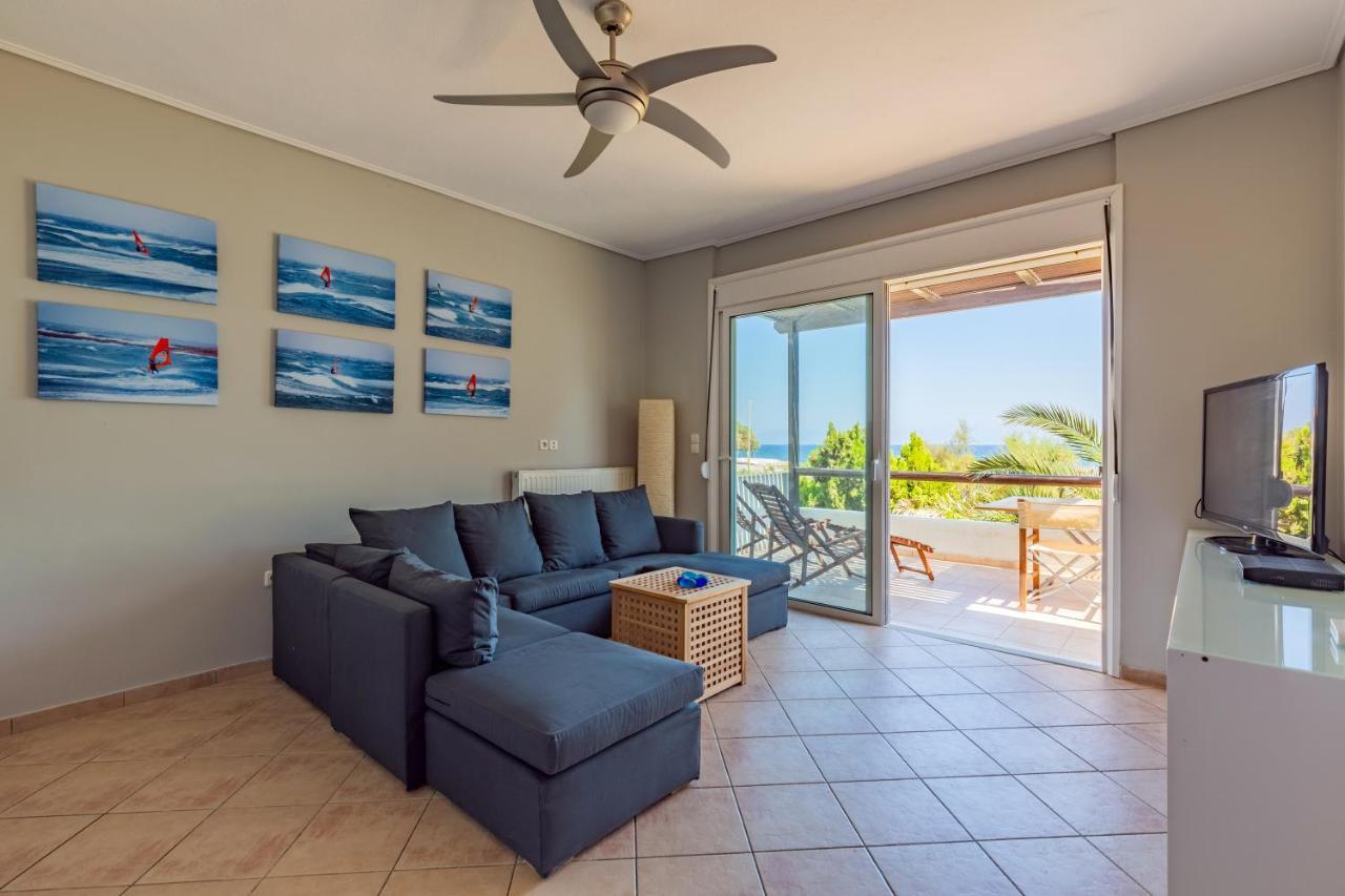 Windsurfing Seaside Apartment Artemida Dış mekan fotoğraf